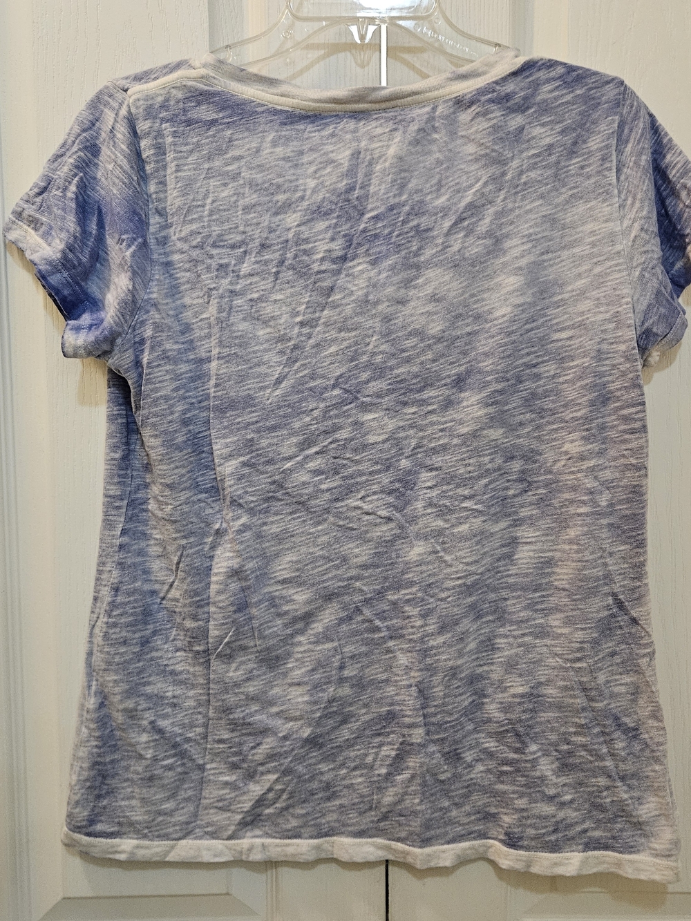 Texas Rangers V-Neck Distressed Marble T-Shirt – Size Large - Picture 7 of 9